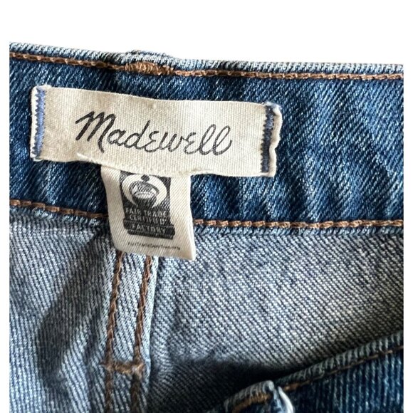 Madewell Womens 11" High-Rise Flare Jeans Medium Wash Denim Casual Fit Size 28 - Picture 9 of 14